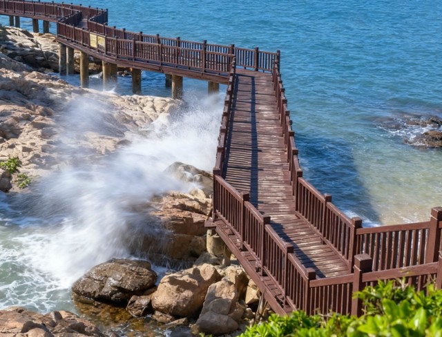 福建东山岛木栈道工程